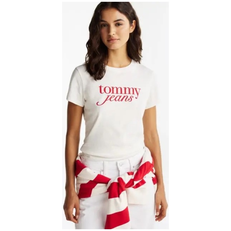 TOMMY JEANS Slim essential logo tee ext